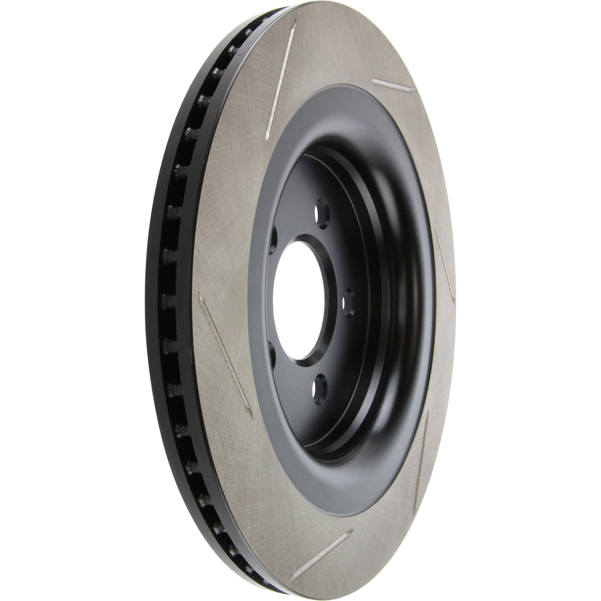 StopTech Sport Slotted Brake Rotor; Rear Left