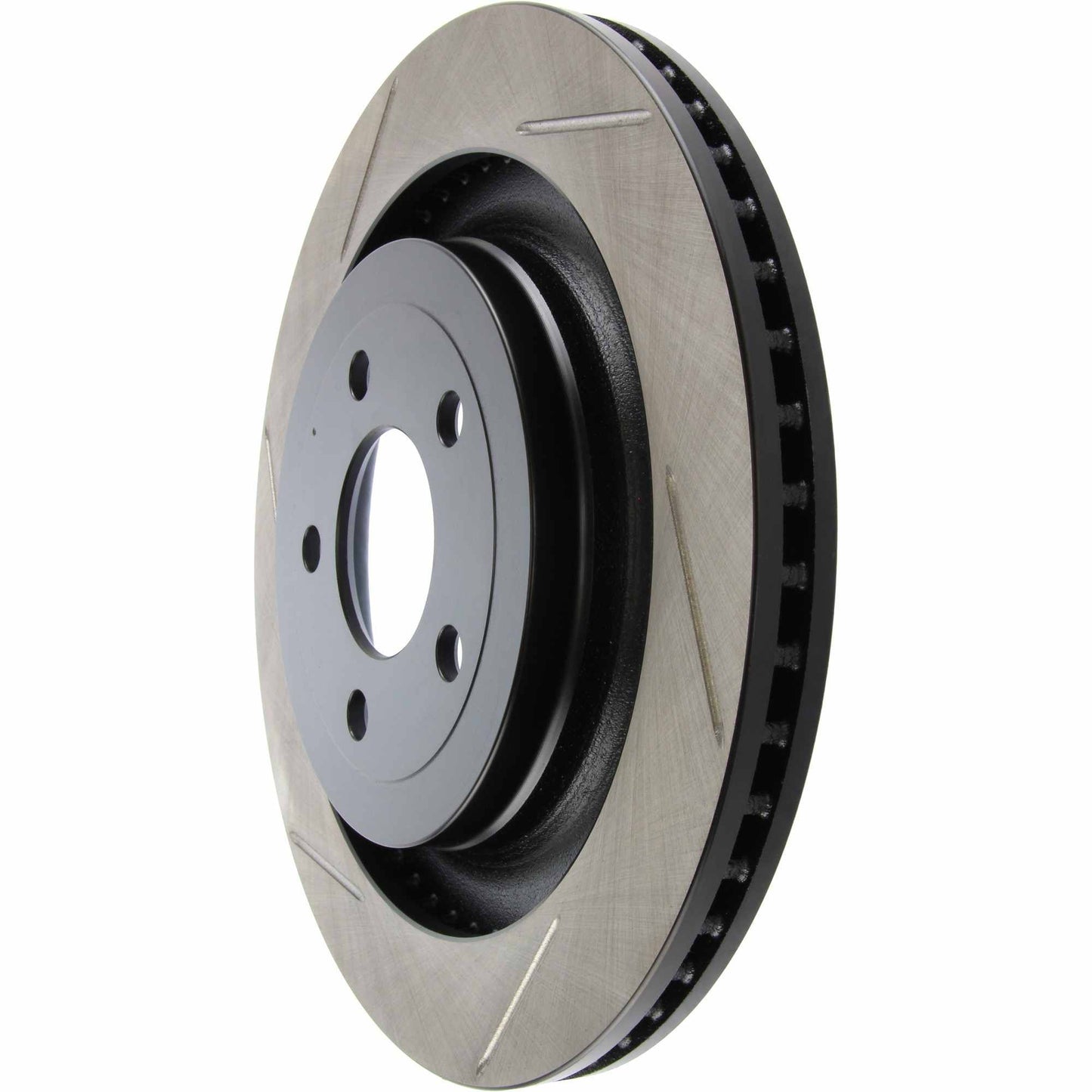 StopTech 2015 Ford Mustang GT w/ Brembo Brakes Right Rear Slotted Brake Rotor 126.61109SR