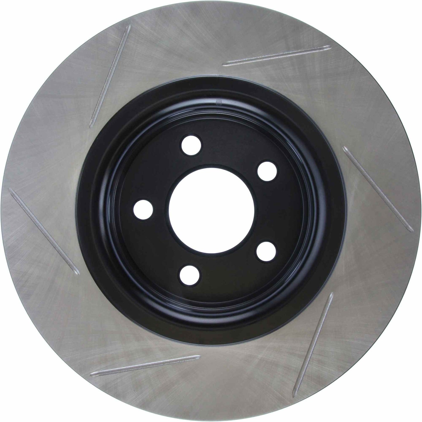 StopTech Power Slot 15-17 Mustang 3.7L w/o Performance Package Front Left Slotted Rotor 126.61112SL