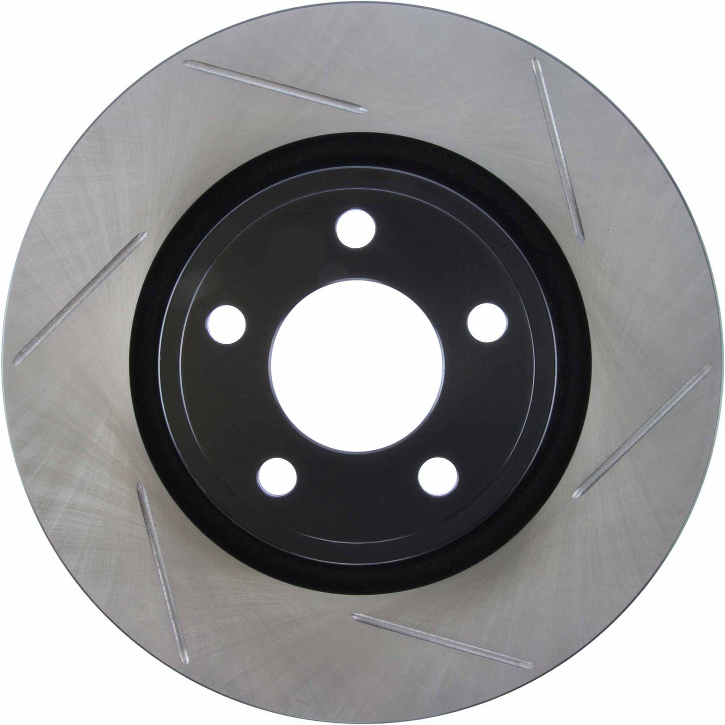 StopTech Power Slot 15-17 Mustang 3.7L w/o Performance Package Front Left Slotted Rotor 126.61112SL