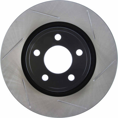 StopTech Power Slot 15-17 Mustang 3.7L w/o Performance Package Front Left Slotted Rotor 126.61112SL