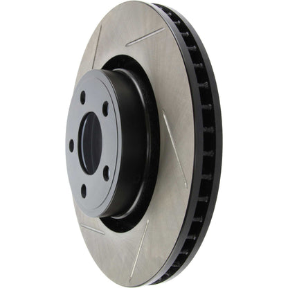 StopTech Power Slot 15-17 Ford Mustang Ecoboost Front Right Slotted Rotor 126.61112SR
