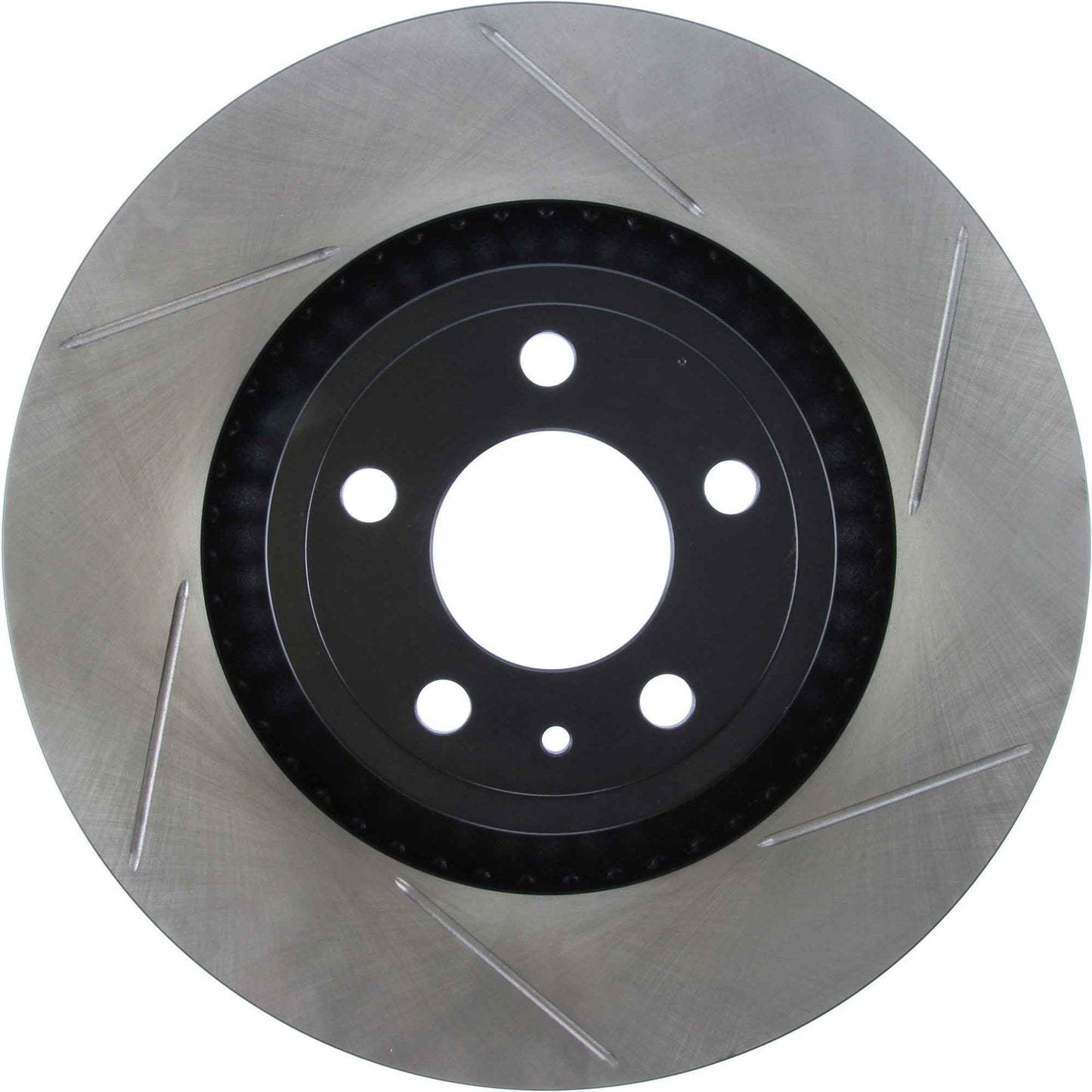Stoptech 15-20 Ford Mustang Slotted Cryo Front Left Sport Brake Rotor 126.61114CSL