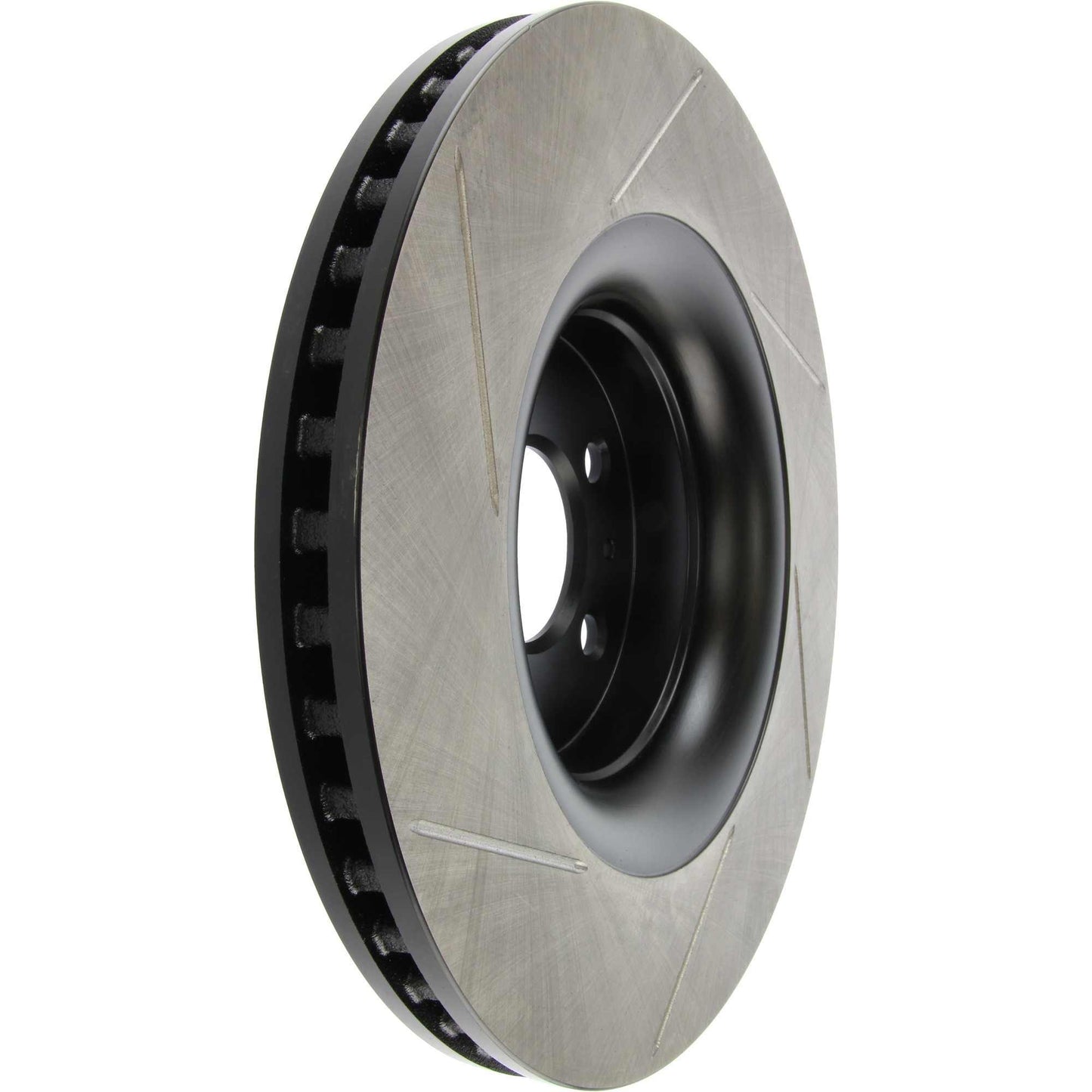 Stoptech 15-20 Ford Mustang Slotted Cryo Front Left Sport Brake Rotor 126.61114CSL