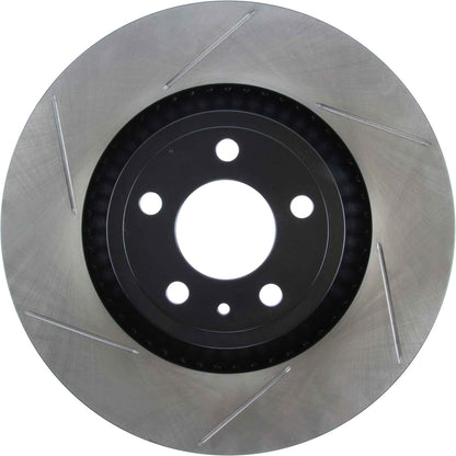 Stoptech 15-20 Ford Mustang Slotted Cryo Front Right Sport Brake Rotor 126.61114CSR
