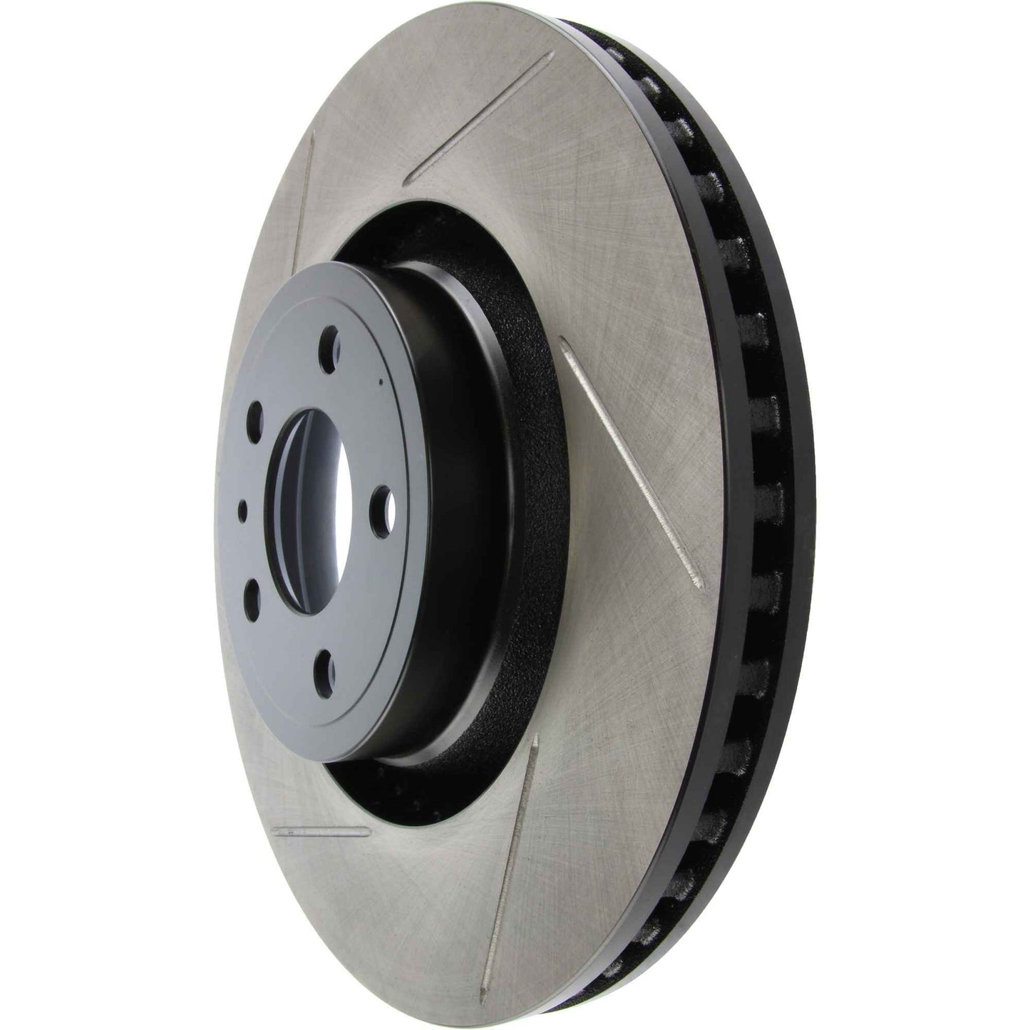 Stoptech 15-20 Ford Mustang Slotted Cryo Front Right Sport Brake Rotor 126.61114CSR