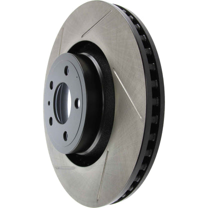 Stoptech 15-20 Ford Mustang Slotted Cryo Front Right Sport Brake Rotor 126.61114CSR