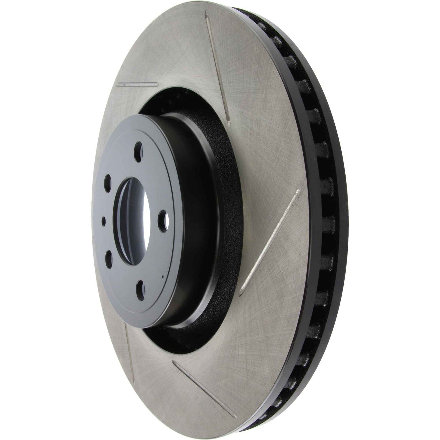 StopTech 15-17 Ford Mustang Slotted Front Left Sport Brake Rotor 126.61114SL
