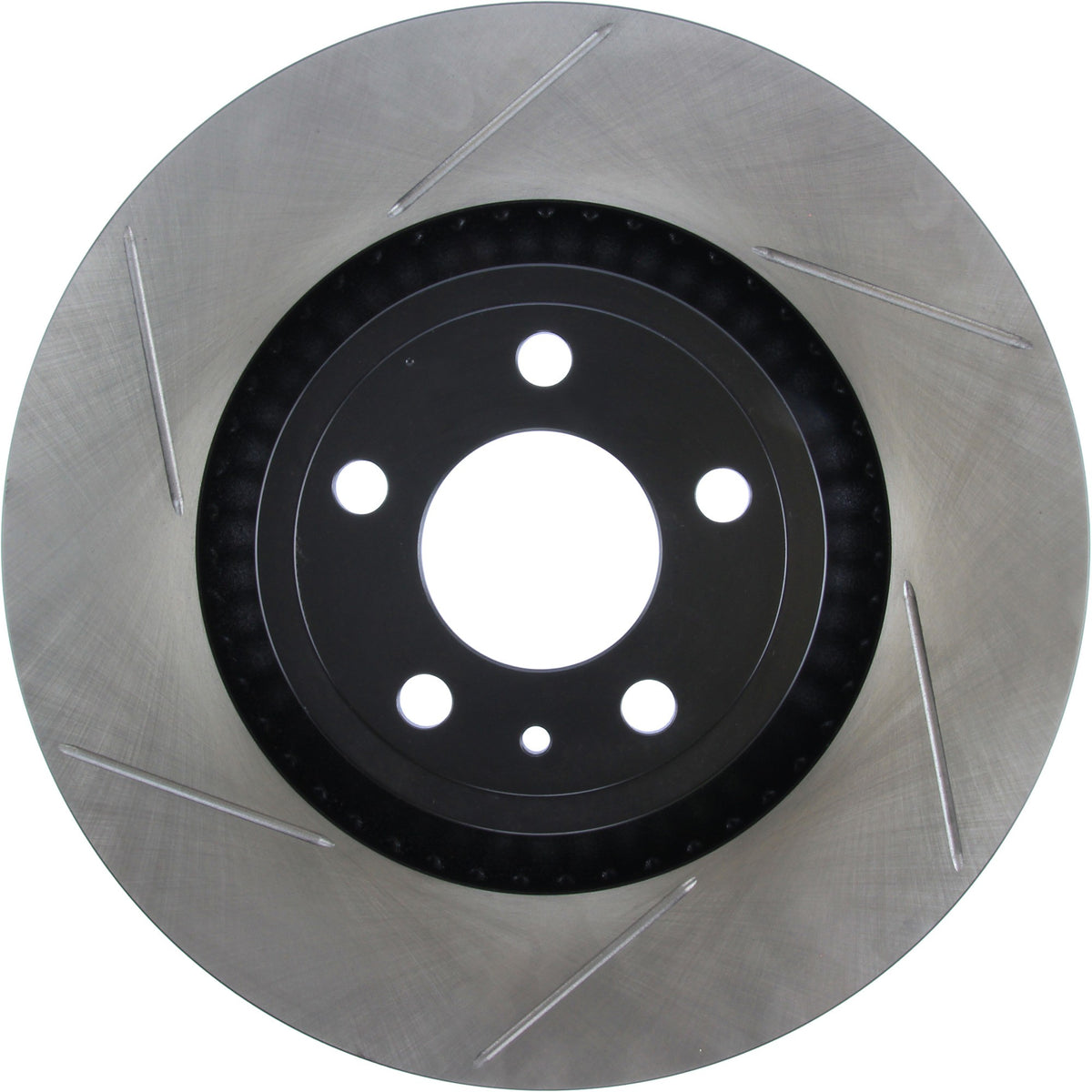 StopTech 15-17 Ford Mustang Slotted Front Right Sport Brake Rotor 126.61114SR