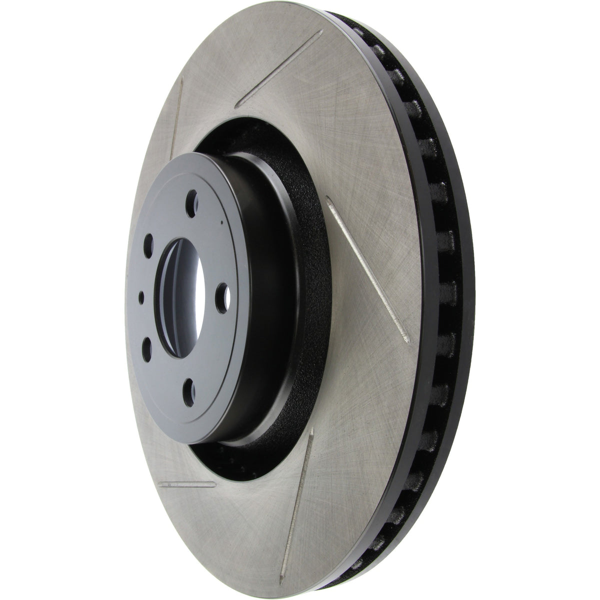 StopTech 15-17 Ford Mustang Slotted Front Right Sport Brake Rotor 126.61114SR
