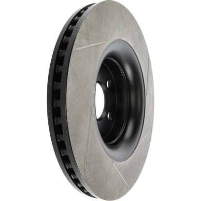 StopTech 15-17 Ford Mustang Slotted Front Right Sport Brake Rotor 126.61114SR