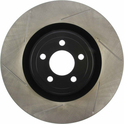 StopTech Power Slot 15-18 Ford Mustang GT w/ Brembo Slotted Front Right Rotor 126.61116CSR