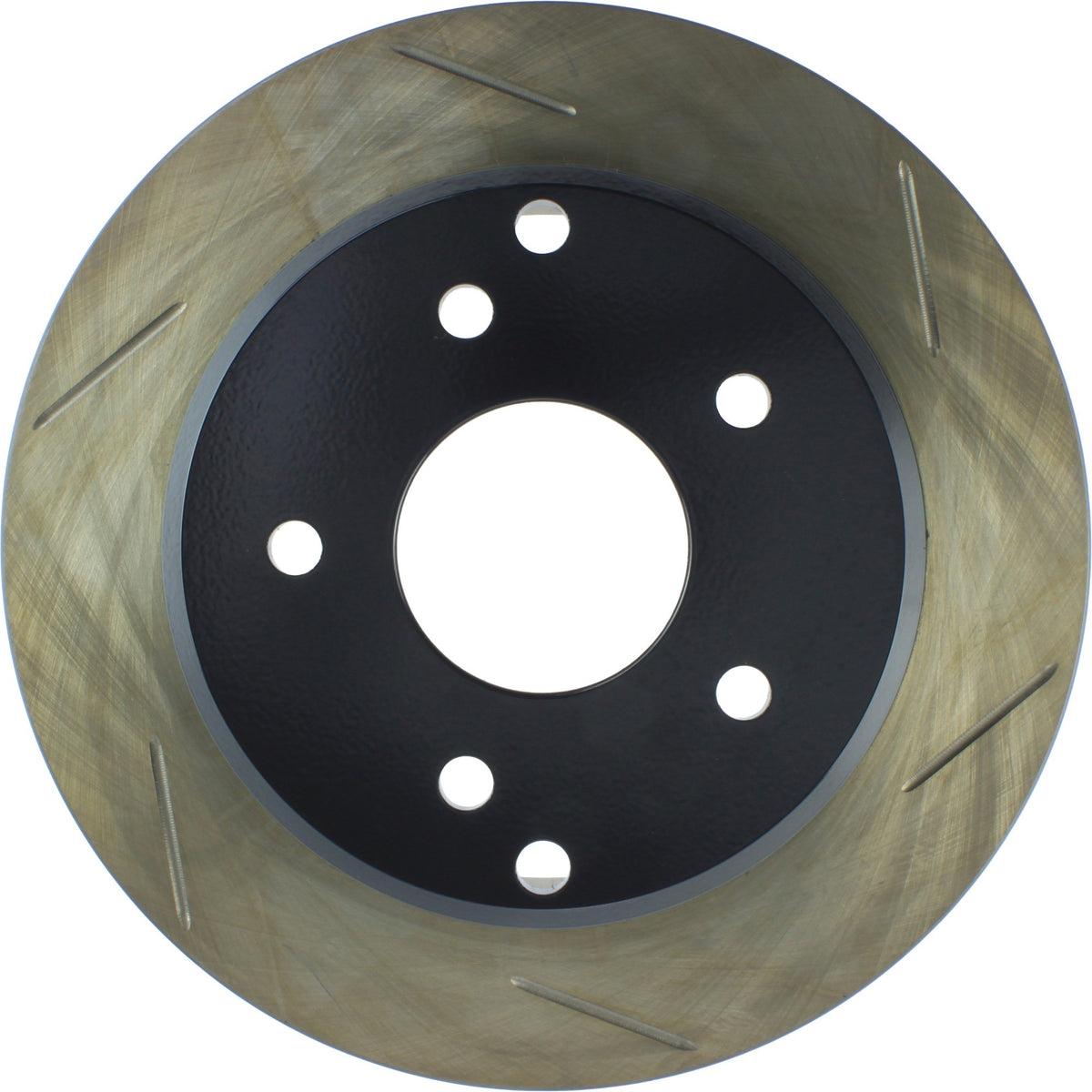 StopTech Sport Slotted Brake Rotor; Rear Left