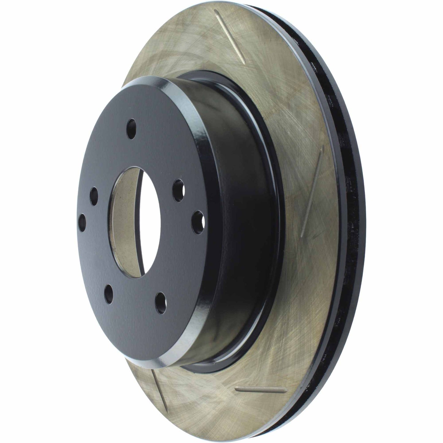 StopTech Sport Slotted Brake Rotor; Rear Left