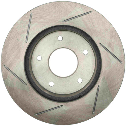 StopTech Sport Slotted Brake Rotor; Rear Left