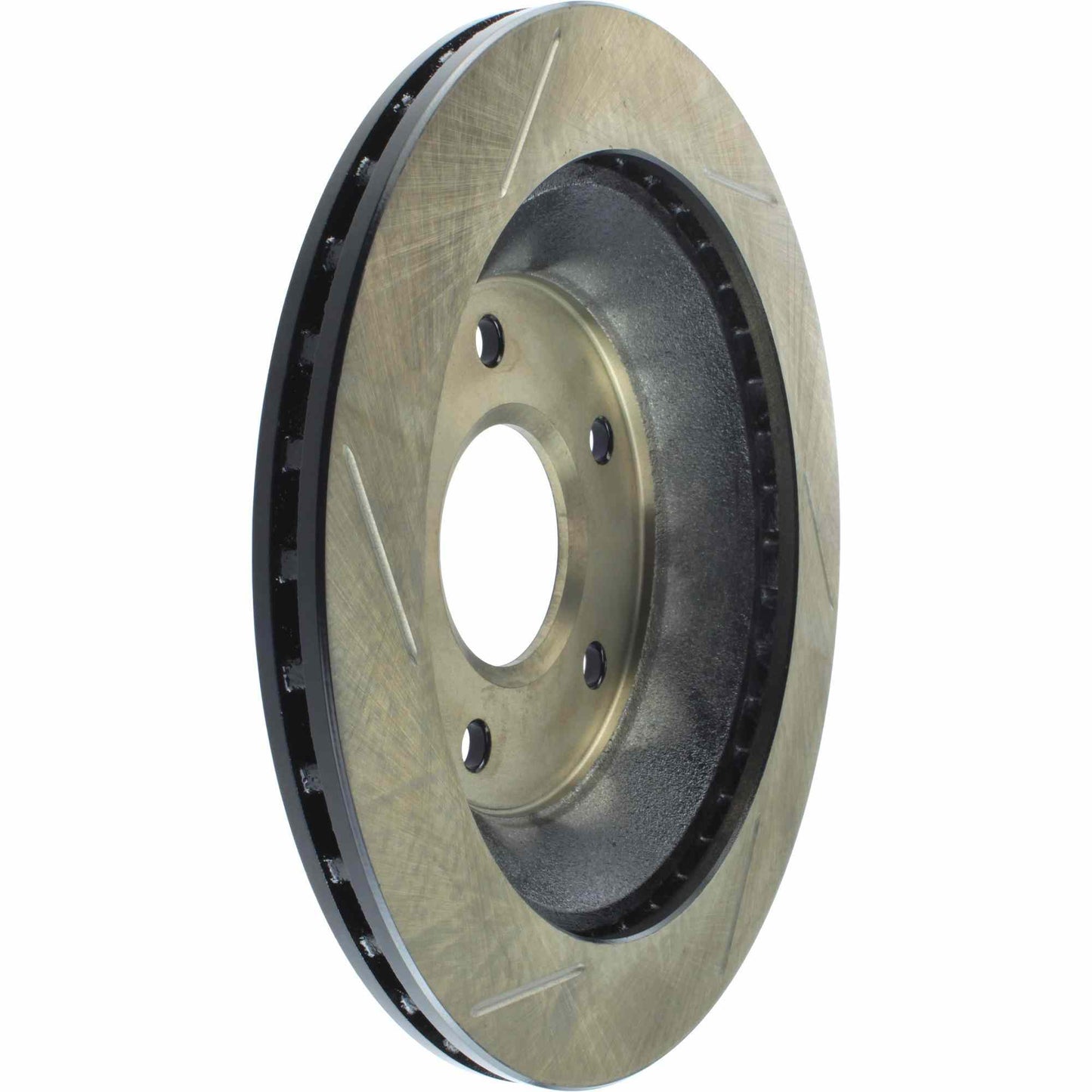 StopTech Sport Slotted Brake Rotor; Rear Left