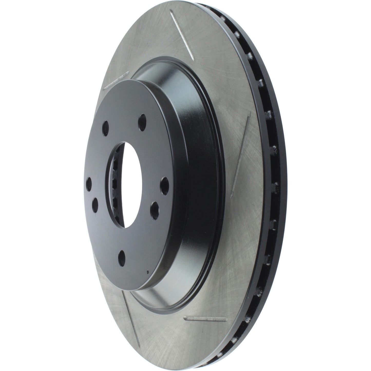 StopTech Sport Slotted Brake Rotor; Rear Left