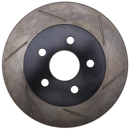 StopTech Sport Slotted Brake Rotor; Front And Rear Left