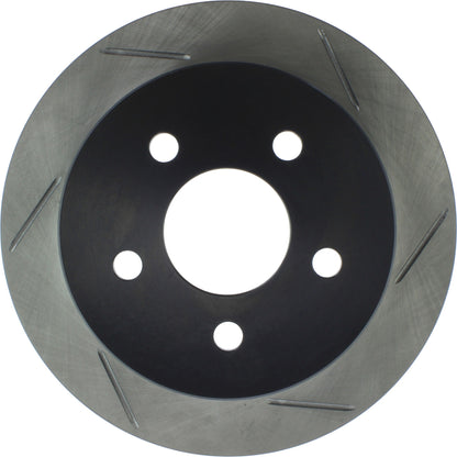 StopTech Sport Slotted Brake Rotor; Rear Left