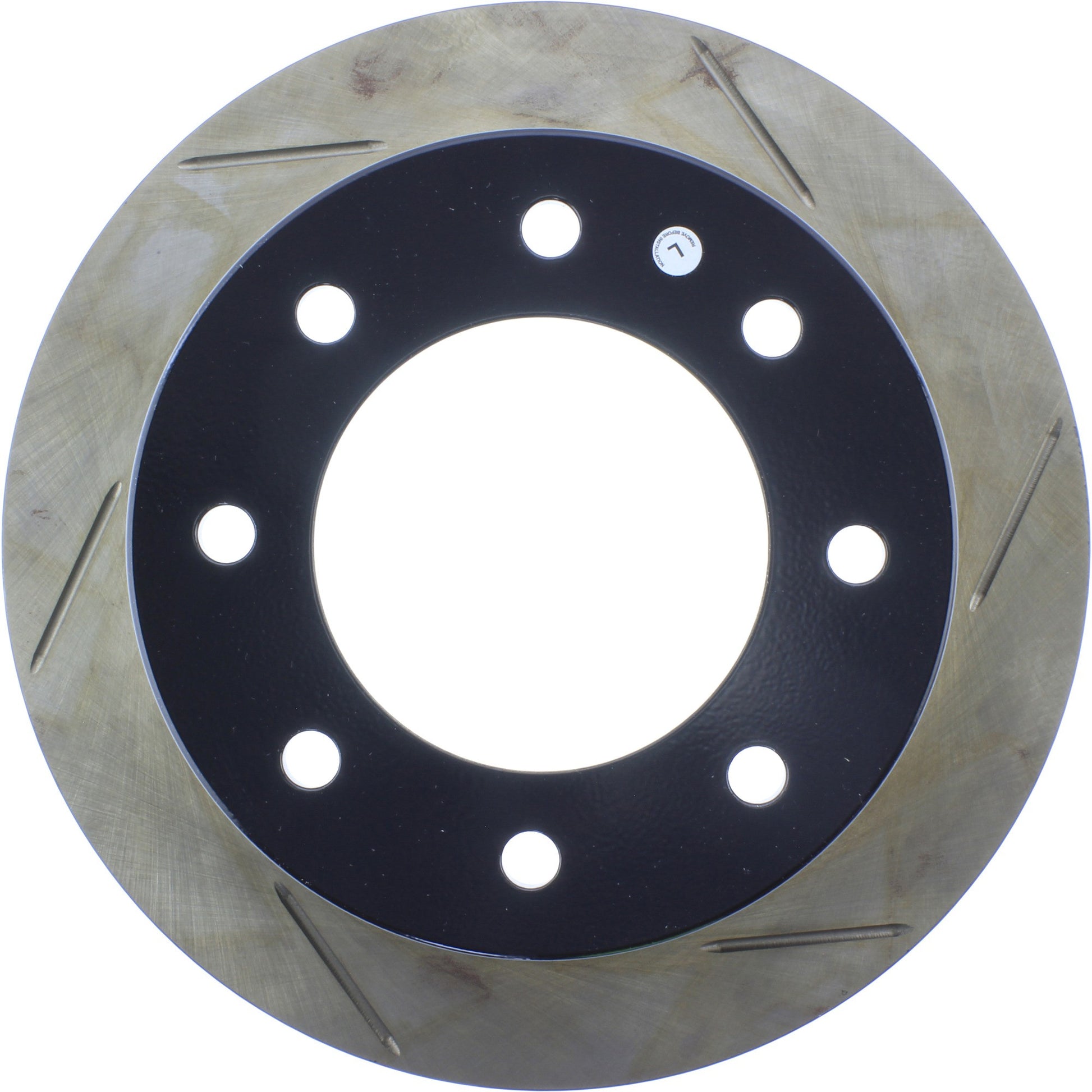 StopTech Sport Slotted Brake Rotor; Rear Left