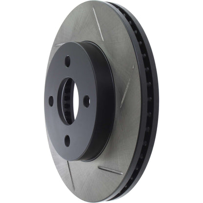 StopTech Power Slot 05-10 Chevrolet Cobalt / 05-09 Pontiac G5 /Saturn ION Front Left Slotted Rotors 126.62072SL
