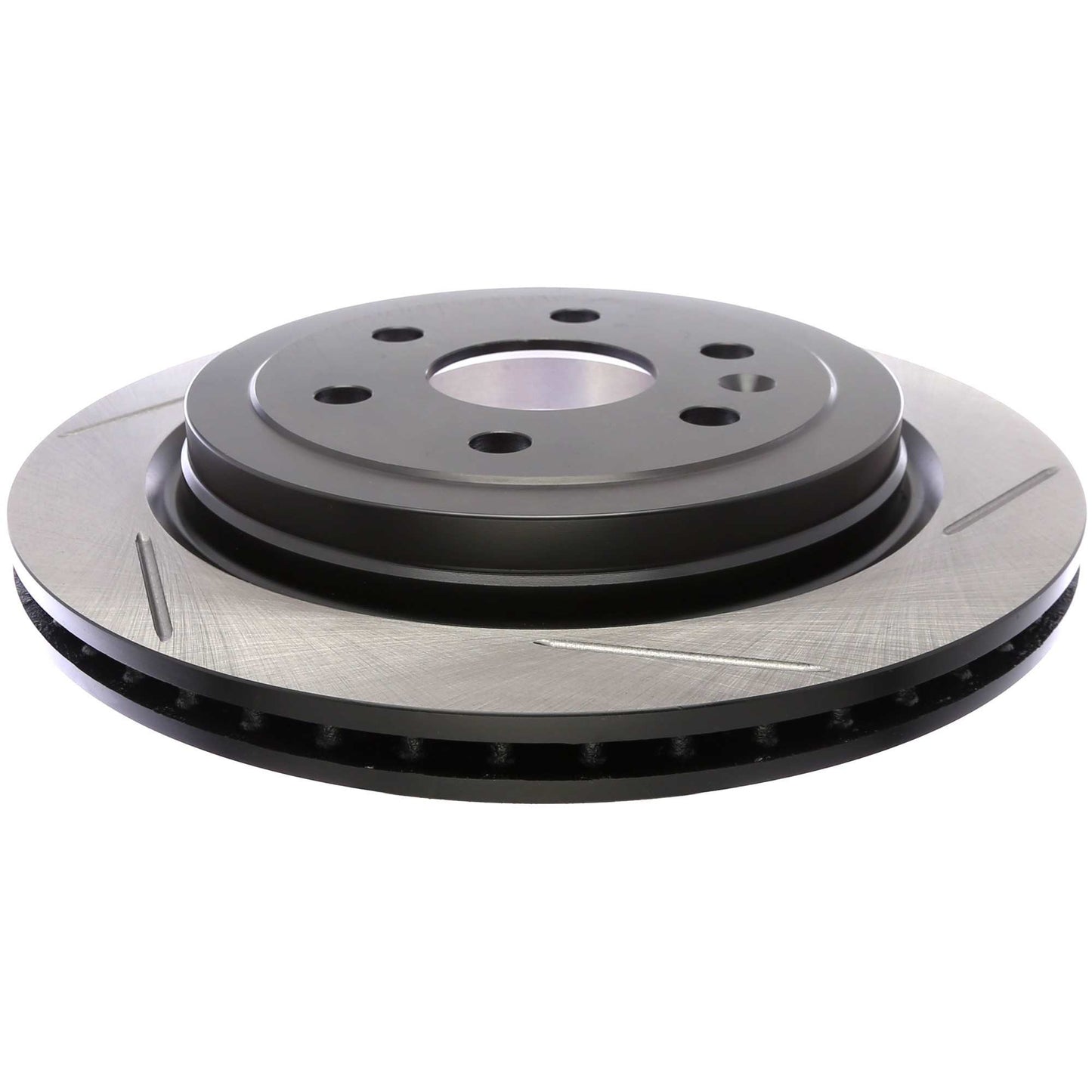 StopTech Sport Slotted Brake Rotor; Rear Left