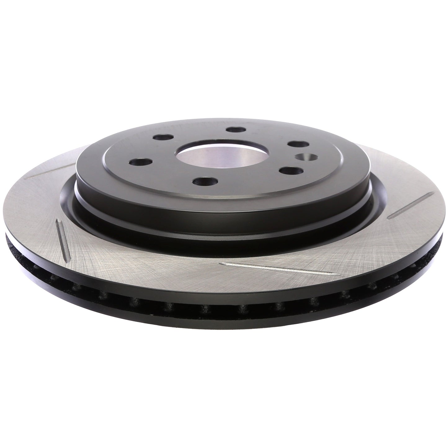 StopTech Sport Slotted Brake Rotor; Rear Left