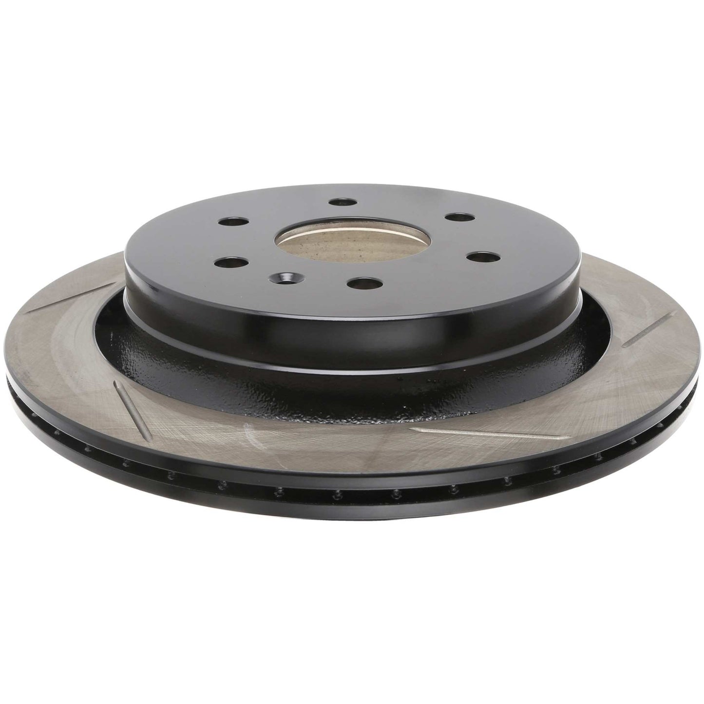StopTech Sport Slotted Brake Rotor; Rear Left