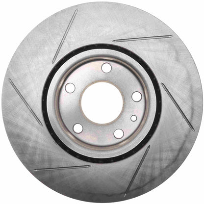 StopTech Sport Slotted Brake Rotor; Front Left