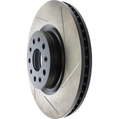StopTech Cryo Sport Slot 14-20 Cadillac CT6/CTS Slotted Front Left Rotor 126.62150CSL
