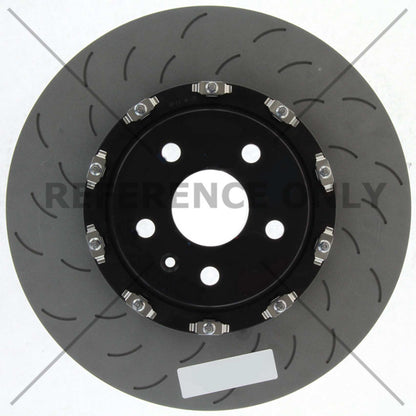 Stoptech Centric 16-20 Cadillac ATS Premium OE Design Front Left Slotted Brake Rotor 126.62166