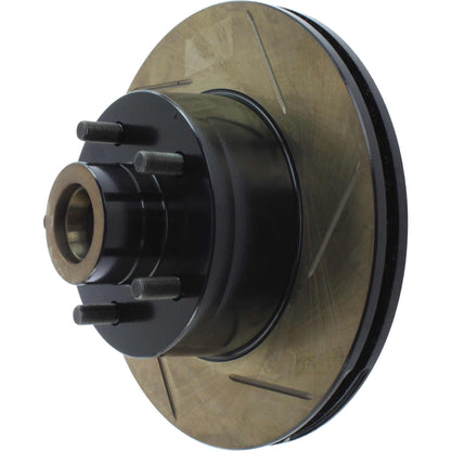 StopTech Sport Slotted Brake Rotor; Front And Rear Left