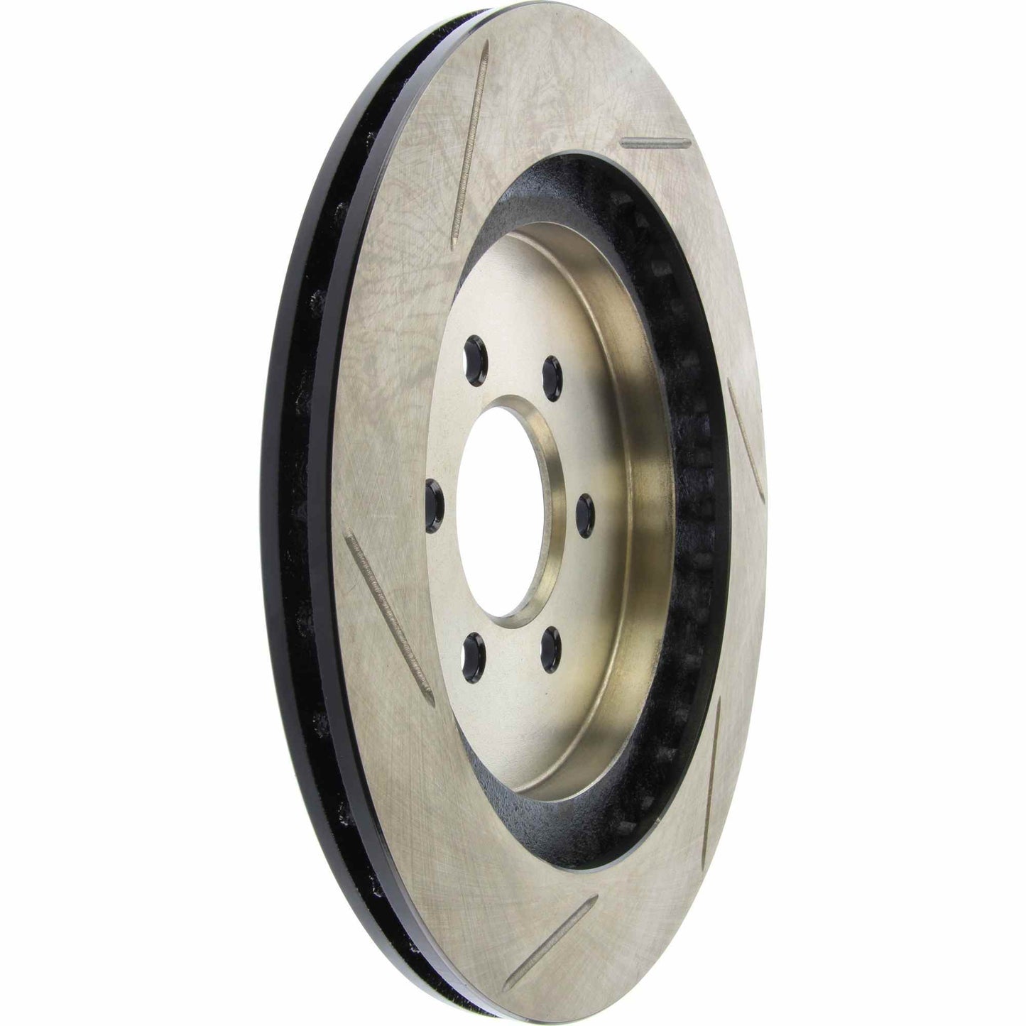 StopTech Sport Slotted Brake Rotor; Rear Left