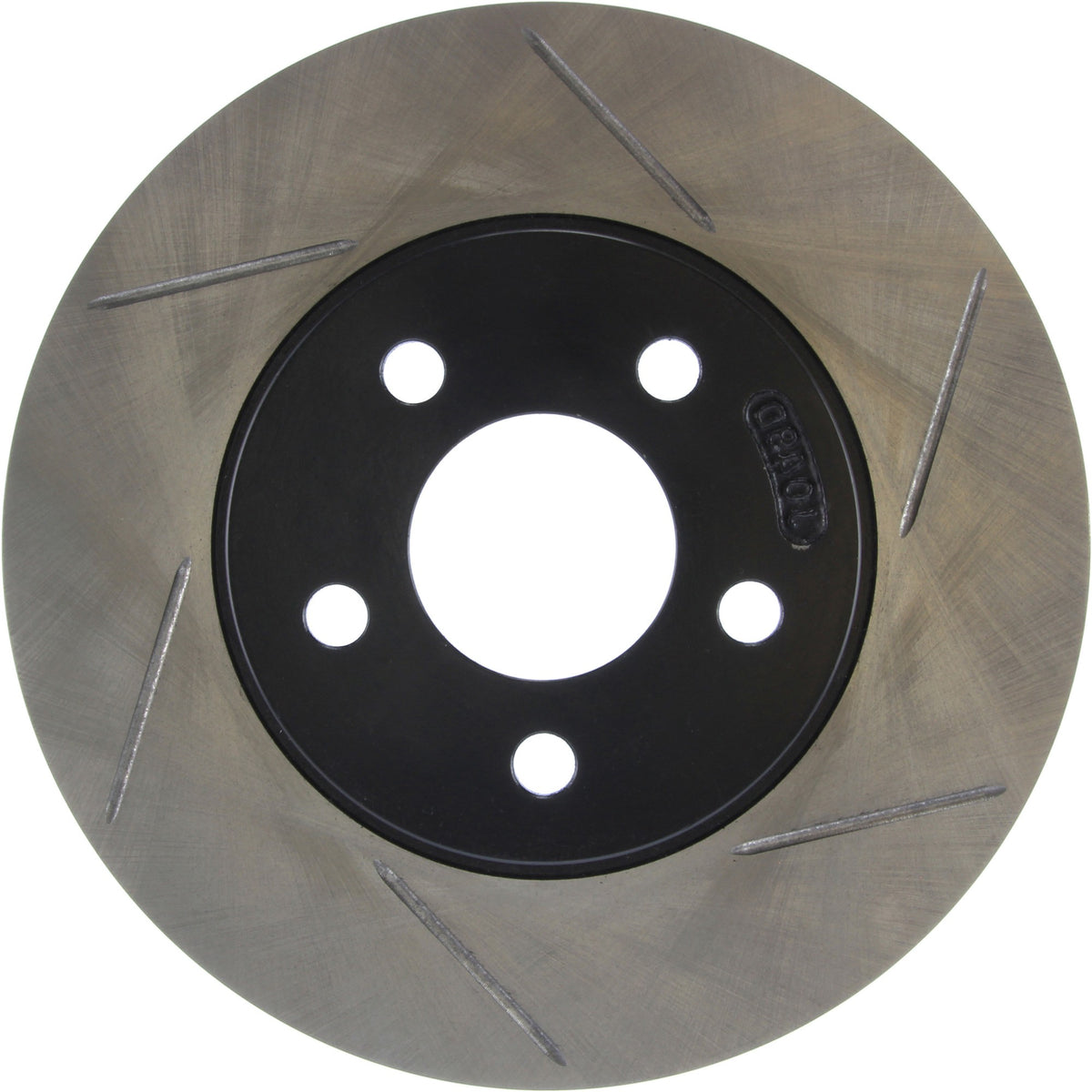 StopTech Sport Slotted Brake Rotor; Front Left