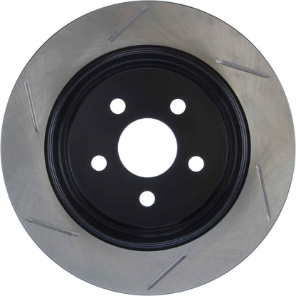 StopTech Sport Slotted Brake Rotor; Rear Left