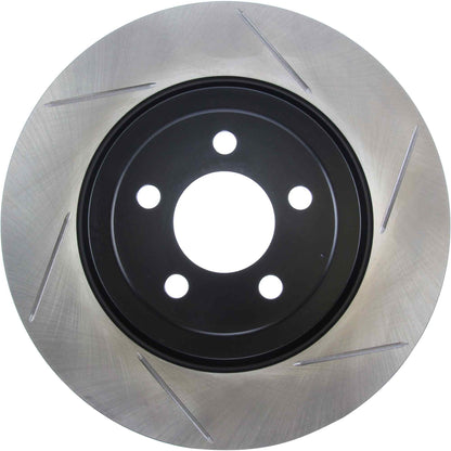 StopTech Power Slot 05 Chrysler 300C 5.7L V8 w/ Vented Rear Disc Front Left SportStop Slotted Rotor 126.63061SL