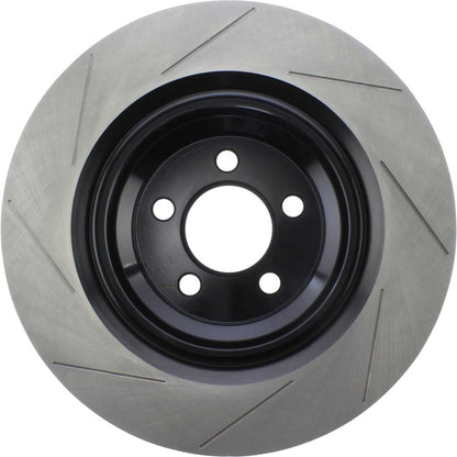 Centric Parts Disc Brake Rotor Premium OE Style Slotted e-coated for 2005-2019 Chrysler 300 Dodge Challenger Charger Magnum