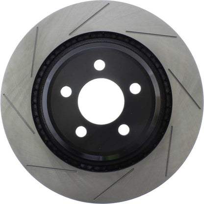 Centric Parts Disc Brake Rotor Premium OE Style Slotted e-coated for 2005-2019 Chrysler 300 Dodge Challenger Charger Magnum