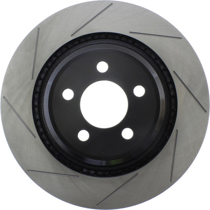 Centric Parts Disc Brake Rotor Premium OE Style Slotted e-coated for 2005-2019 Chrysler 300 Dodge Challenger Charger Magnum