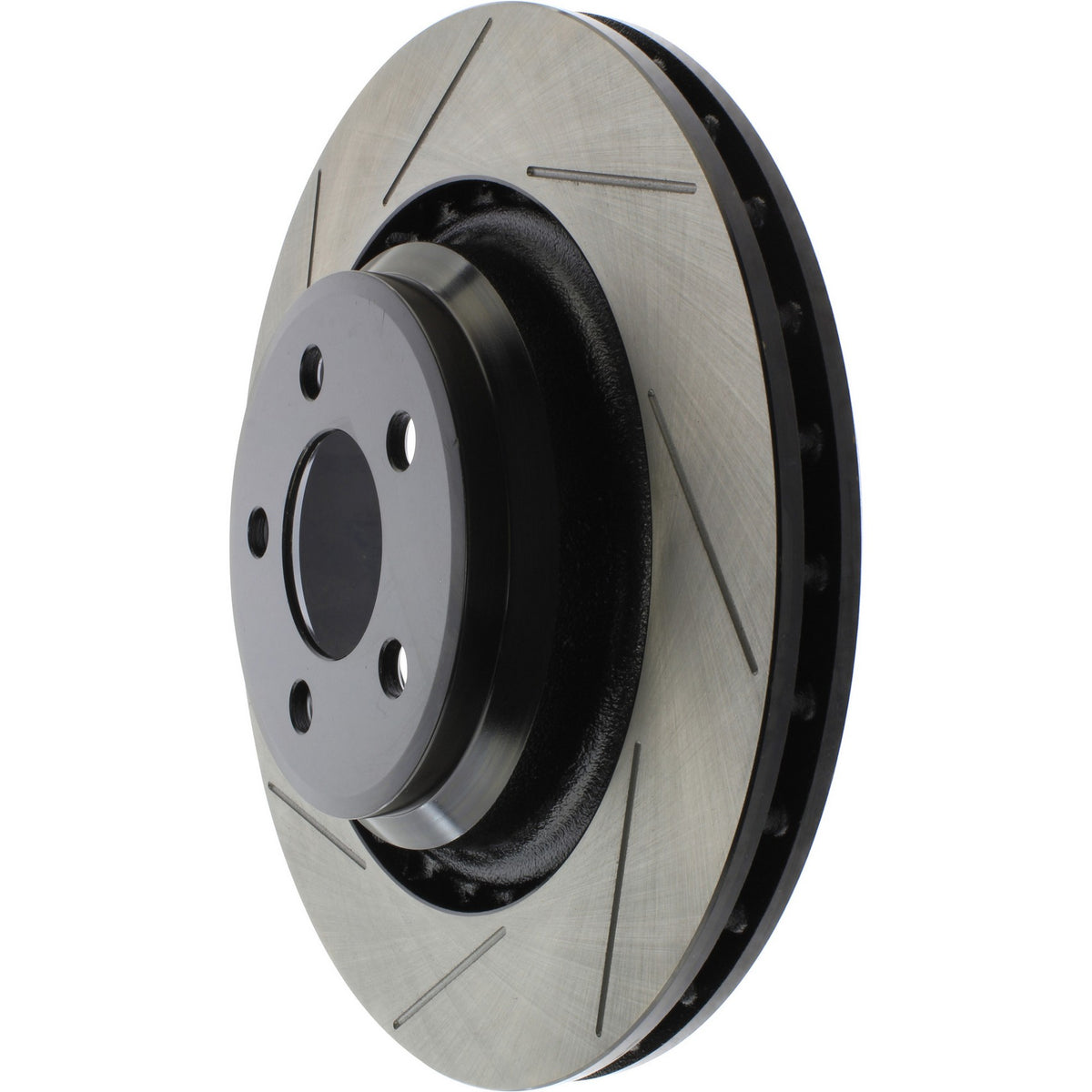 Centric Parts Disc Brake Rotor Premium OE Style Slotted e-coated for 2005-2019 Chrysler 300 Dodge Challenger Charger Magnum