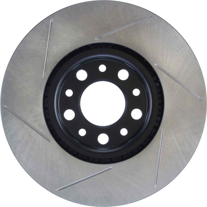 StopTech 13-14 Dodge Dart / 2015 Jeep Renegade / 2015 Chrysler 200 Slotted Left Front Cryo Rotor 126.63080CSL