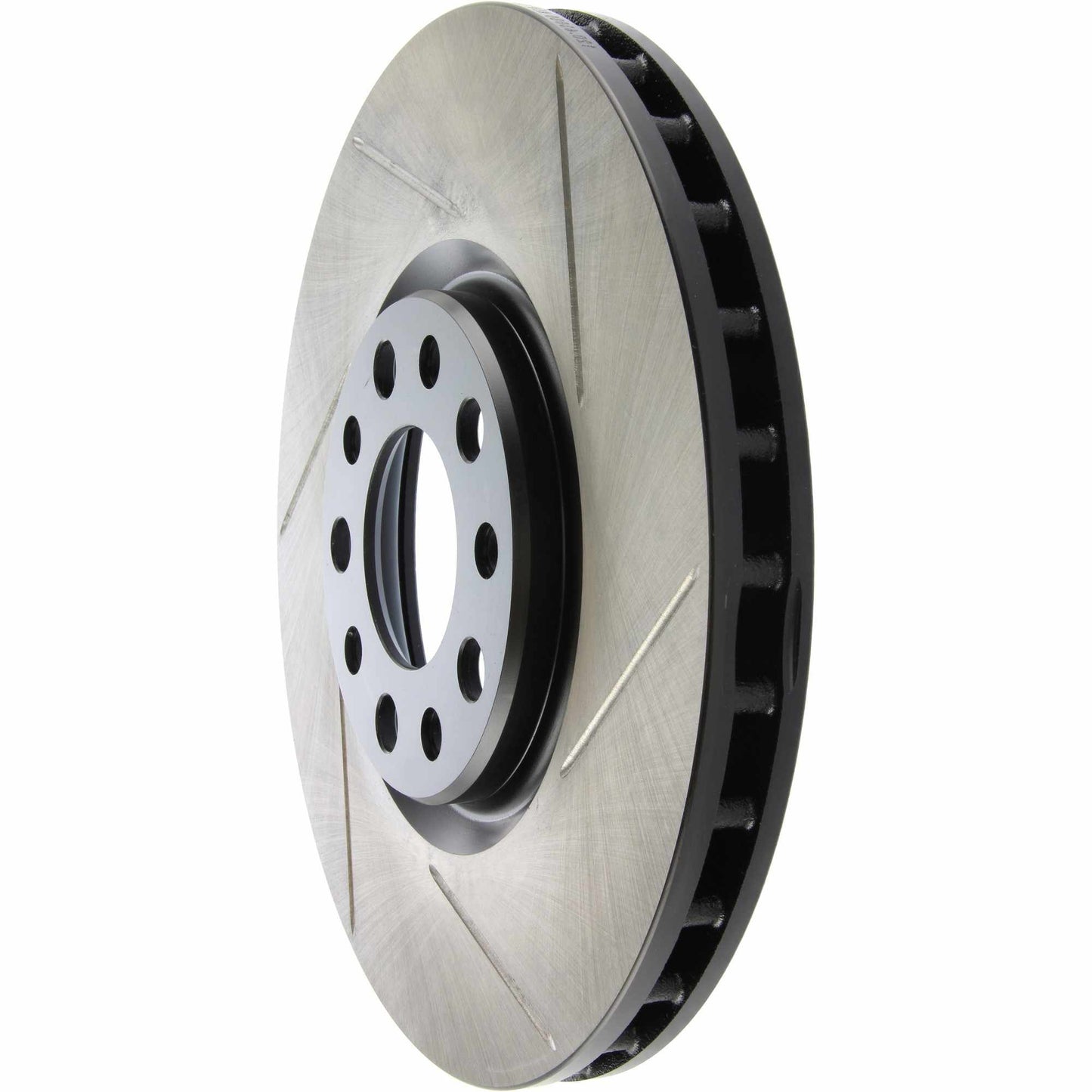 StopTech 13-14 Dodge Dart / 2015 Jeep Renegade / 2015 Chrysler 200 Slotted Left Front Cryo Rotor 126.63080CSL