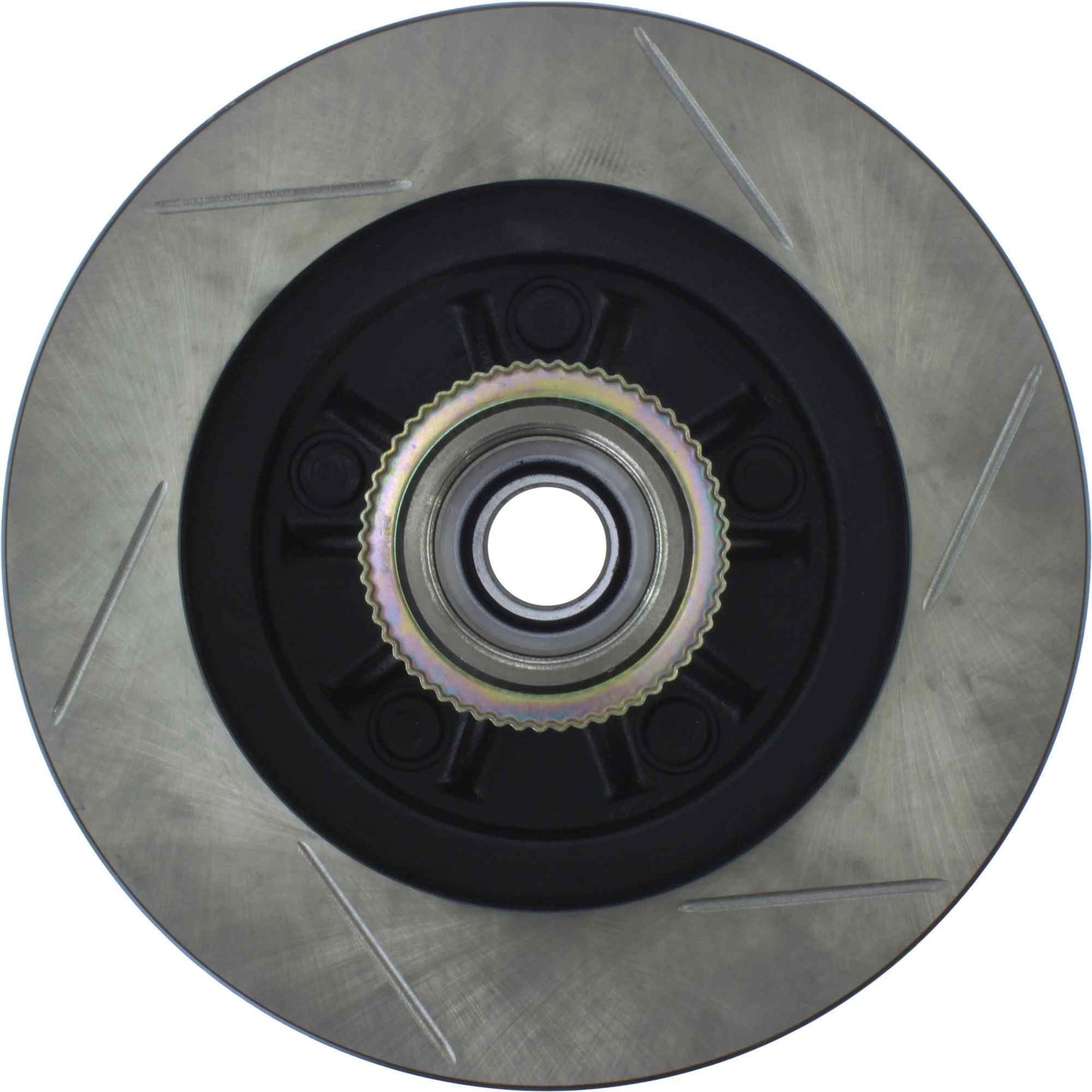 StopTech Power Slot 01-03 Ford F150 5 Lug Front Right SportStop Slotted Rotor 126.65080SR