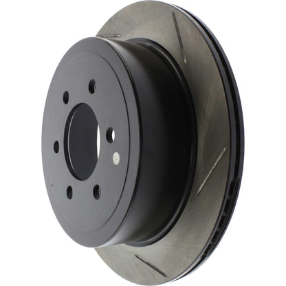 StopTech Sport Slotted Brake Rotor; Rear Left
