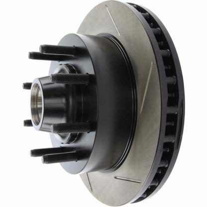 StopTech 03-05 Ford Excursion 2WD / 03-04 F250 PU 2WD/F350 PU 2WD Slotted Sport Brake CRYO Rotor 126.65104CSL