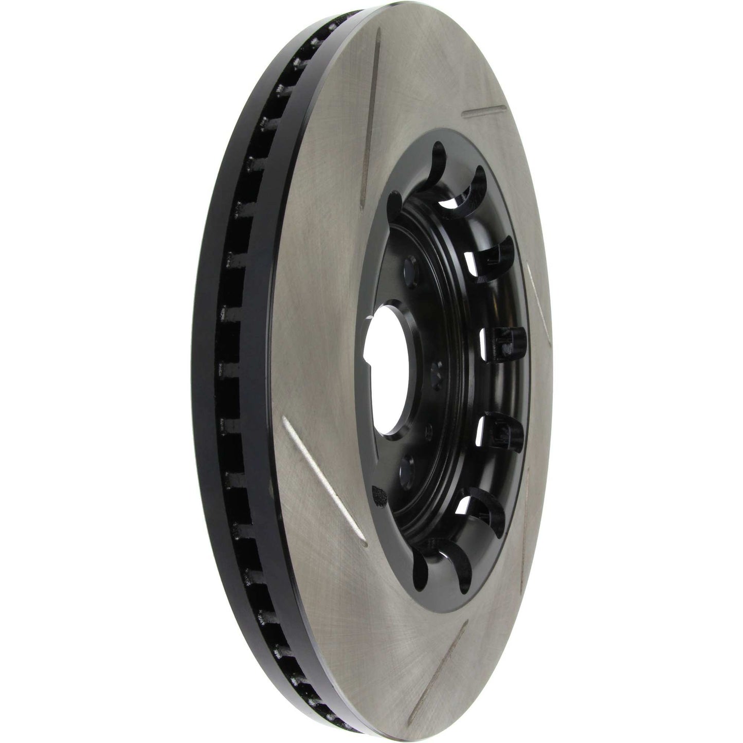 StopTech 13-17 Ford Taurus/ 13-17 Ford Explorer Cryo Slotted Front Left Sport Brake Rotor 126.65136CSL