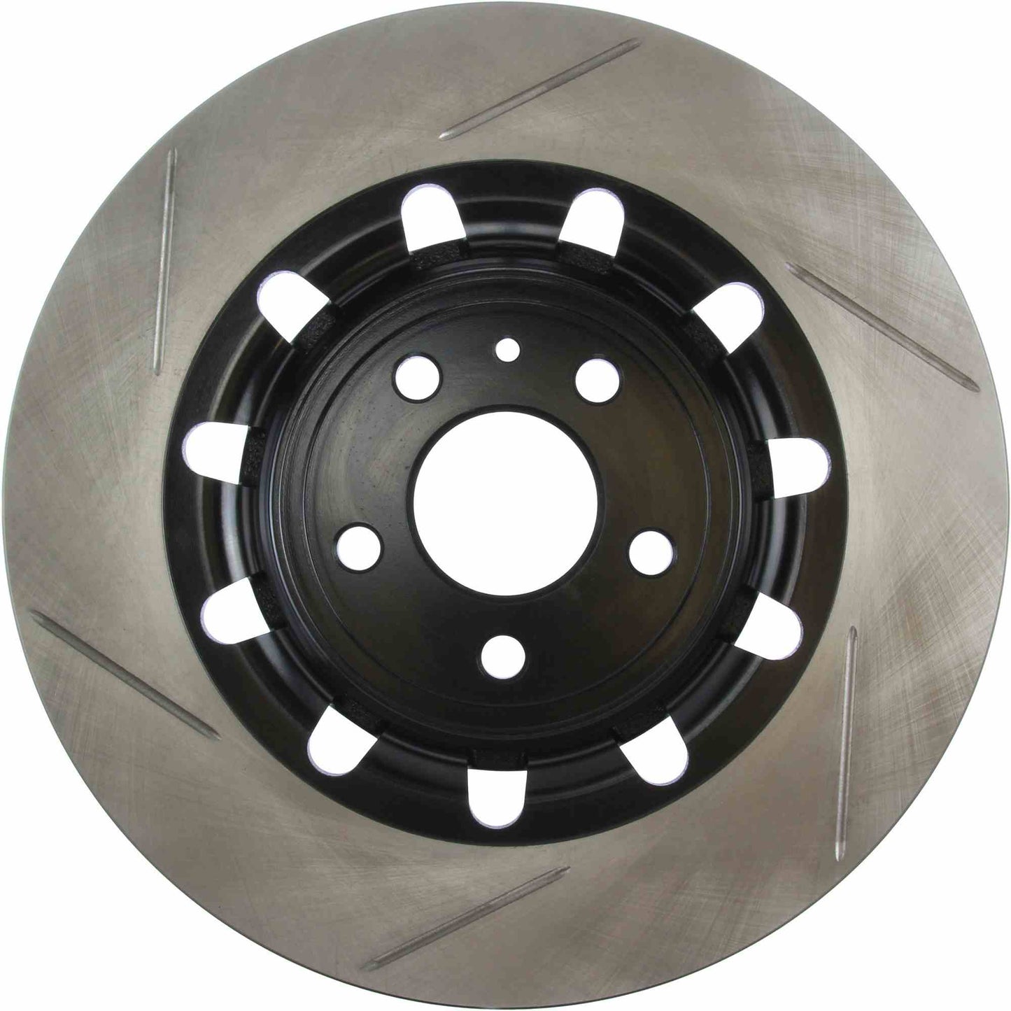 StopTech 17 Ford Flex/ 17 Ford Explorer w/ Heavy Duty Brakes Front Left Slotted Rotor 126.65136SL