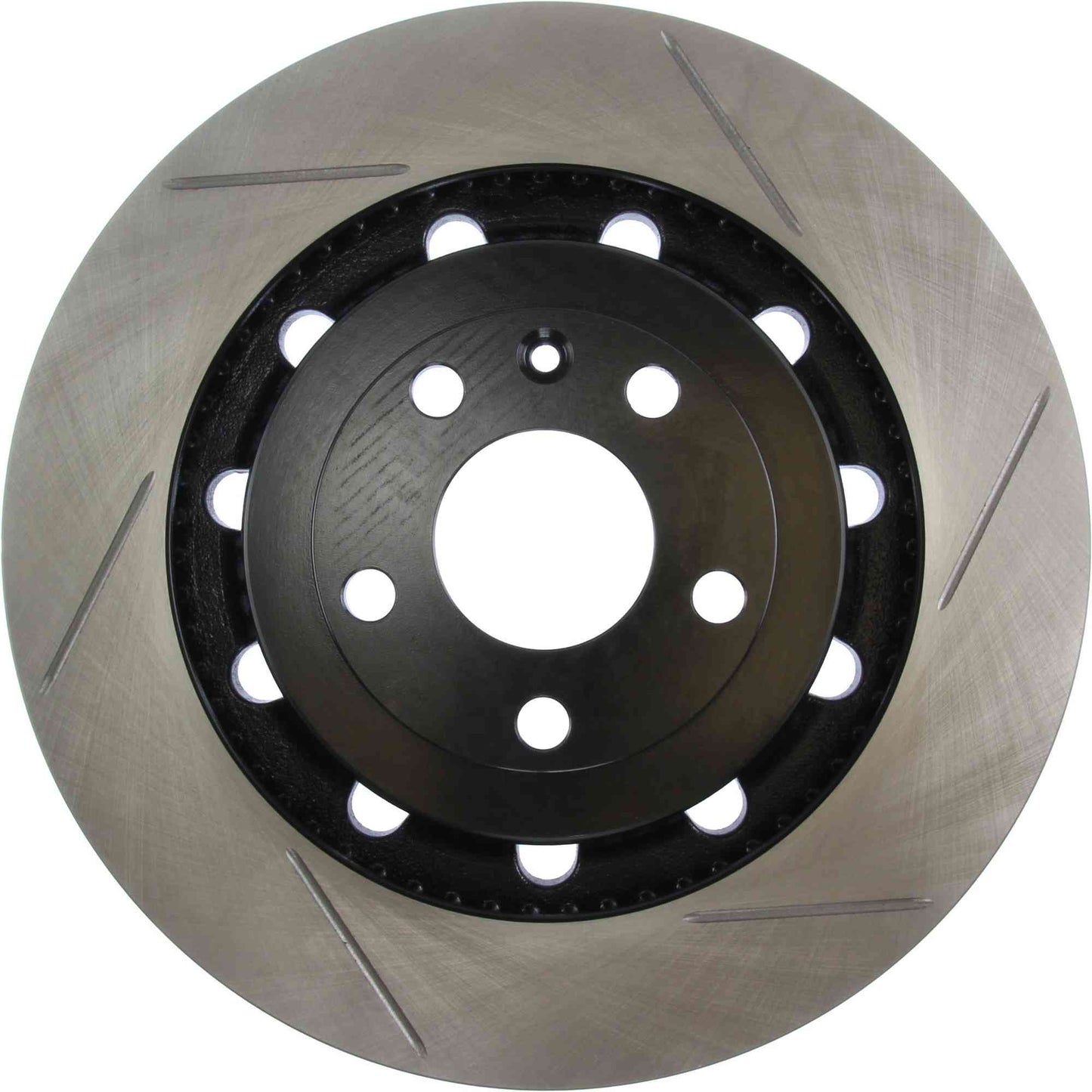 StopTech 17 Ford Flex/ 17 Ford Explorer w/ Heavy Duty Brakes Front Left Slotted Rotor 126.65136SL