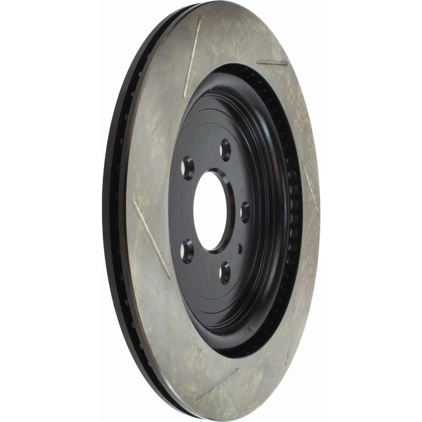 StopTech 17 Ford Flex/ 17 Ford Explorer w/ Heavy Duty Brakes Rear Left Slotted Rotor 126.65137SL