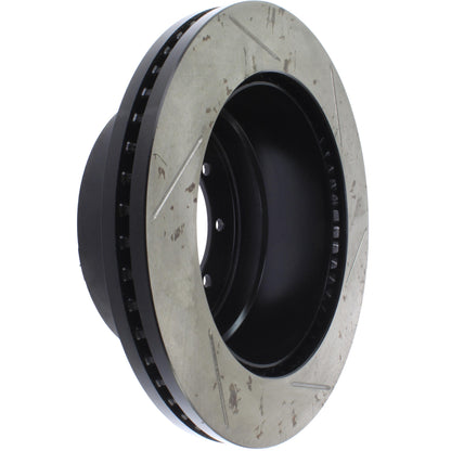 StopTech 12-20 Ford F-350/450 Super Duty Rear Right Sport Slotted Rotor 126.65141SR
